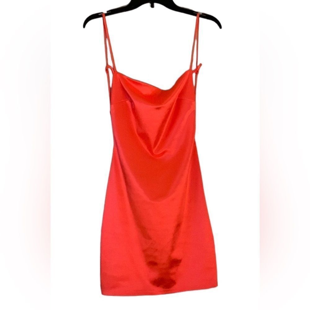 BETTER BE. Medium. Neon Orange Mini Dress. Used & great condition.